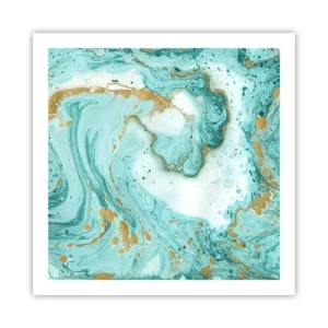 Poster - Sub marele val al perioadei Edo - 60x60 cm