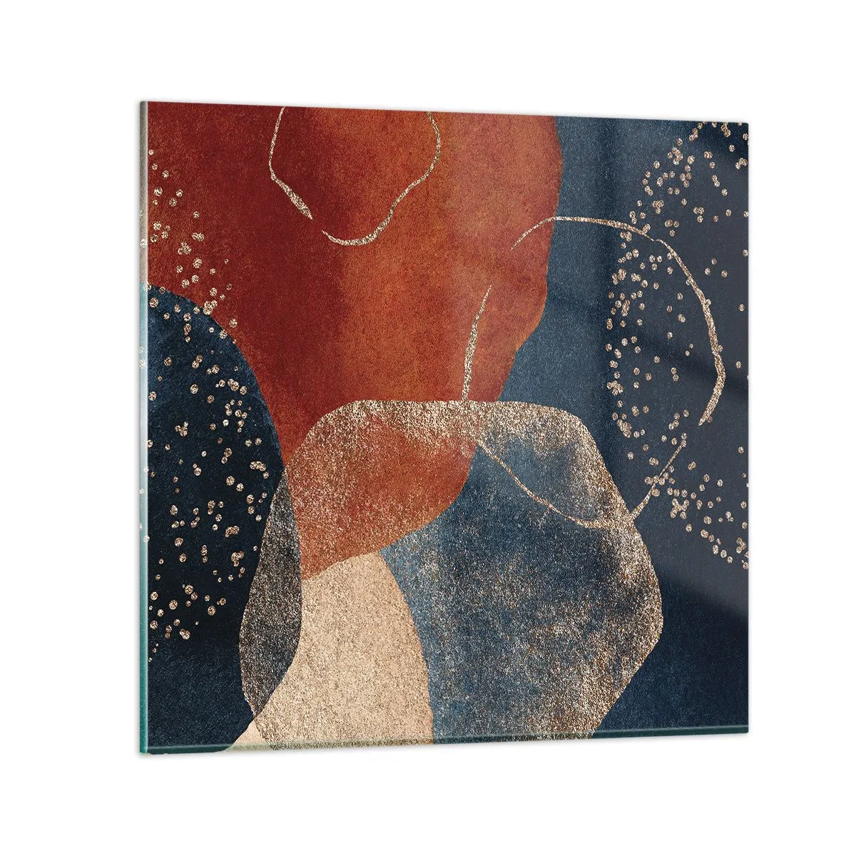 Tablou pe sticlă - Ușurința de a fi - 40x40 cm
