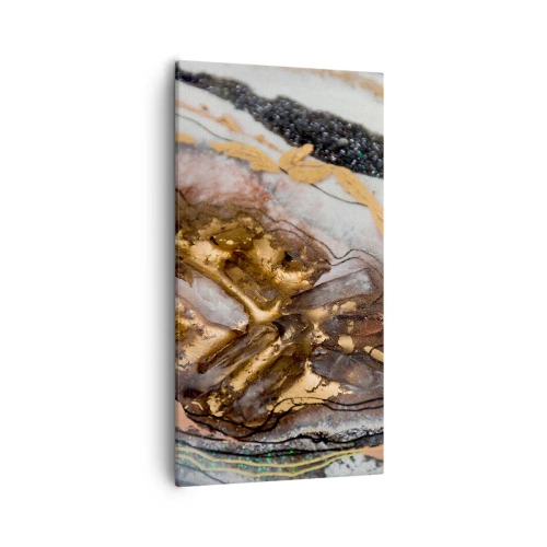 Tablou pe pânză - Elementul pământ - 55x100 cm