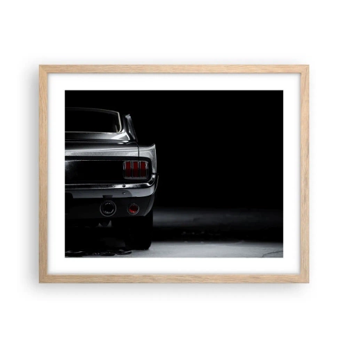 Poster în ramă de stejar deschis - Farmecul clasicului - 50x40 cm