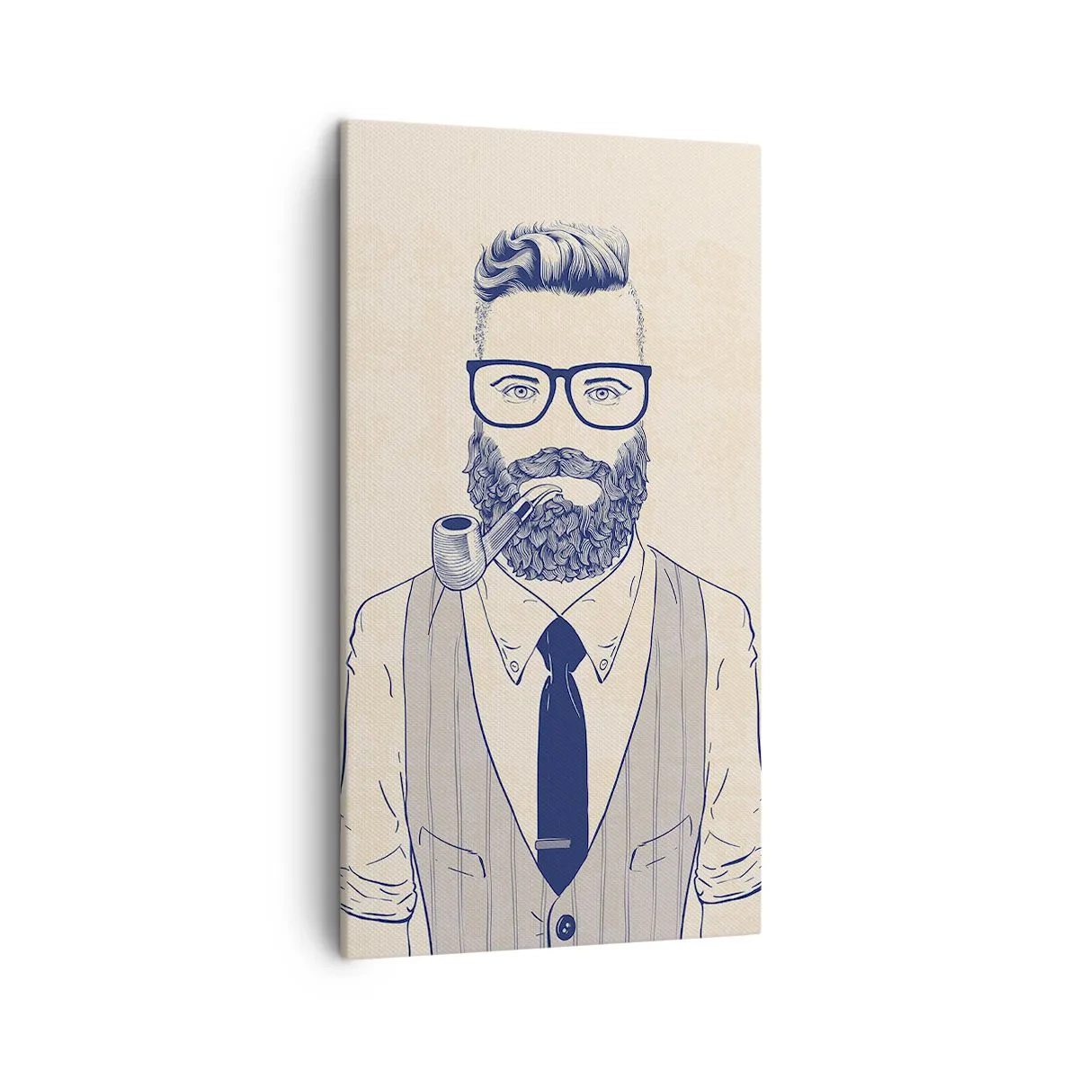 Tablou pe pânză - Vesel, masculin și la modă - 45x80 cm