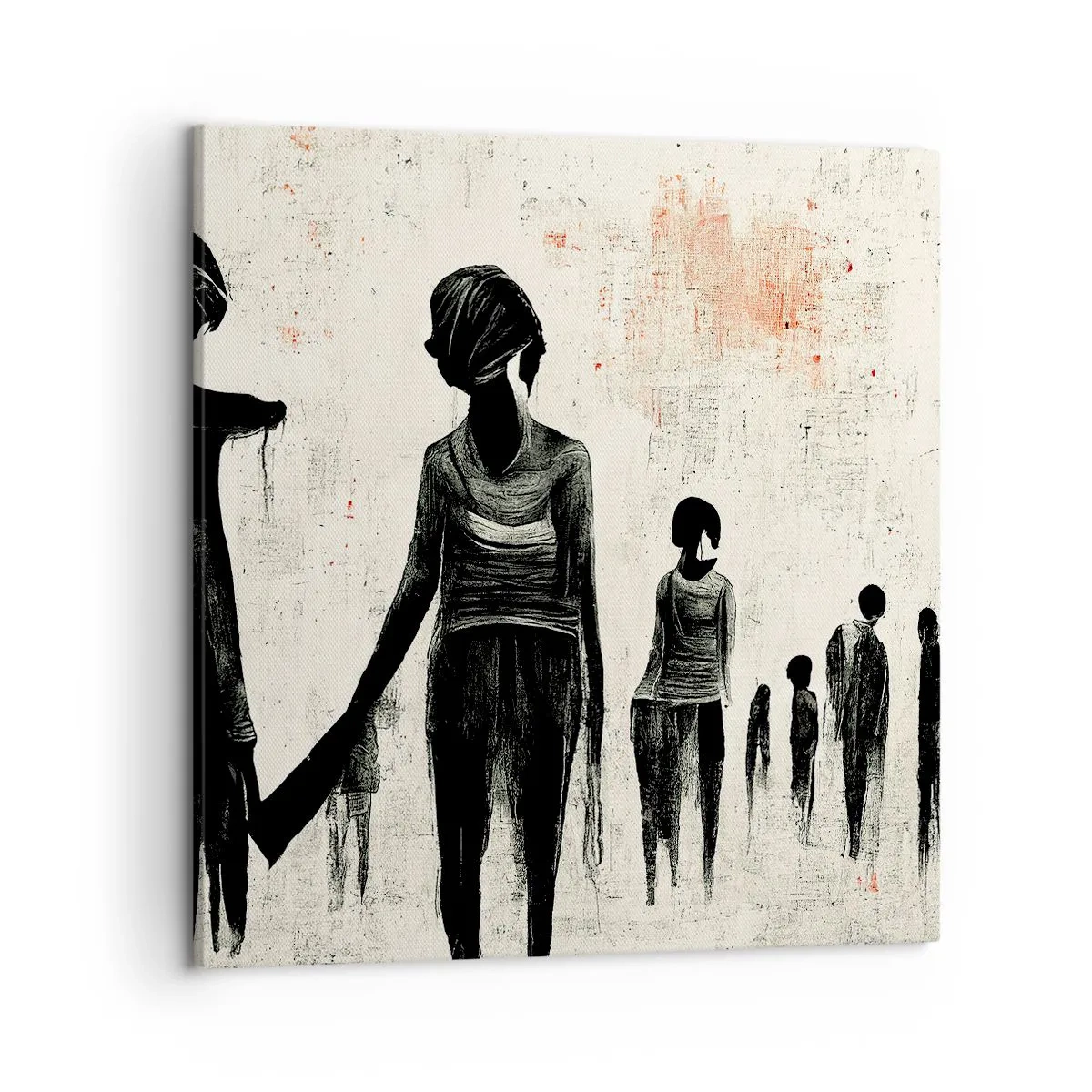 Tablou pe pânză - Împotriva singurătății - 50x50 cm