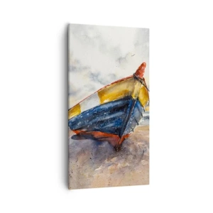Tablou pe pânză - Se odihnește pe țărm - 55x100 cm