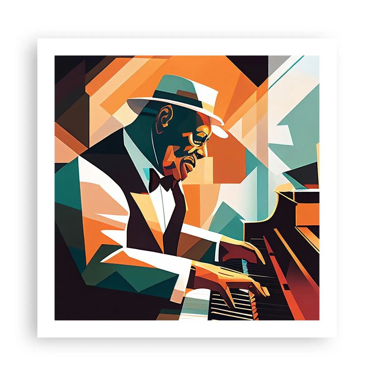 Poster - Numai jazz - 60x60 cm