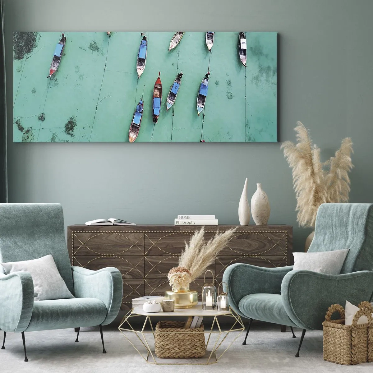 Tablou pe pânză - În așteptare - 100x40 cm