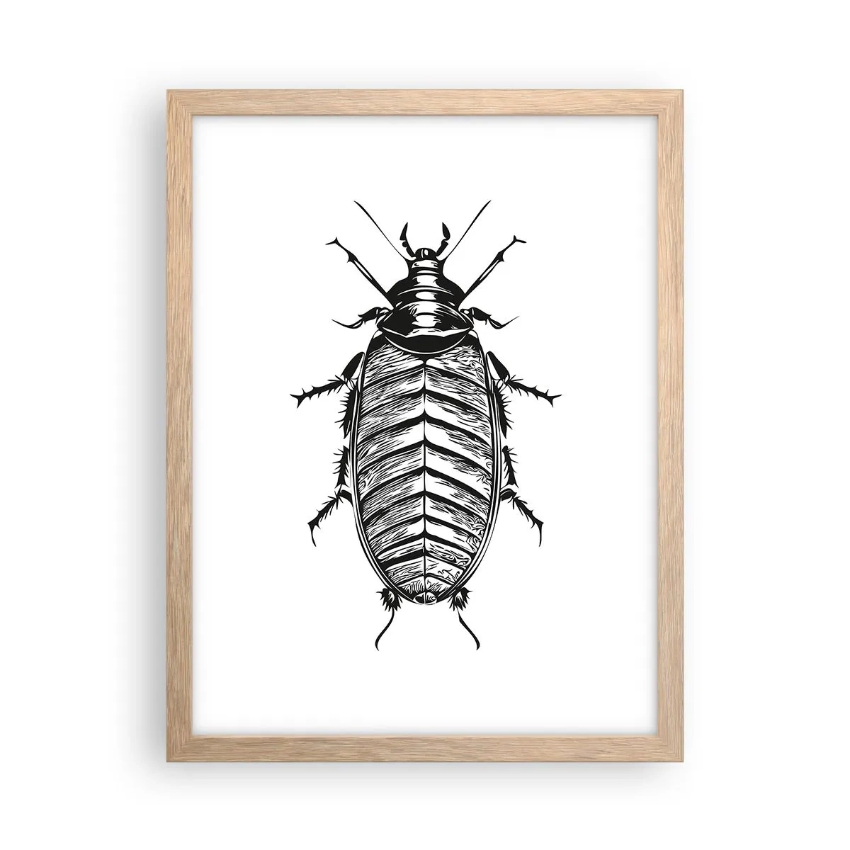 Poster în ramă de stejar deschis - Ce specimen! - 30x40 cm