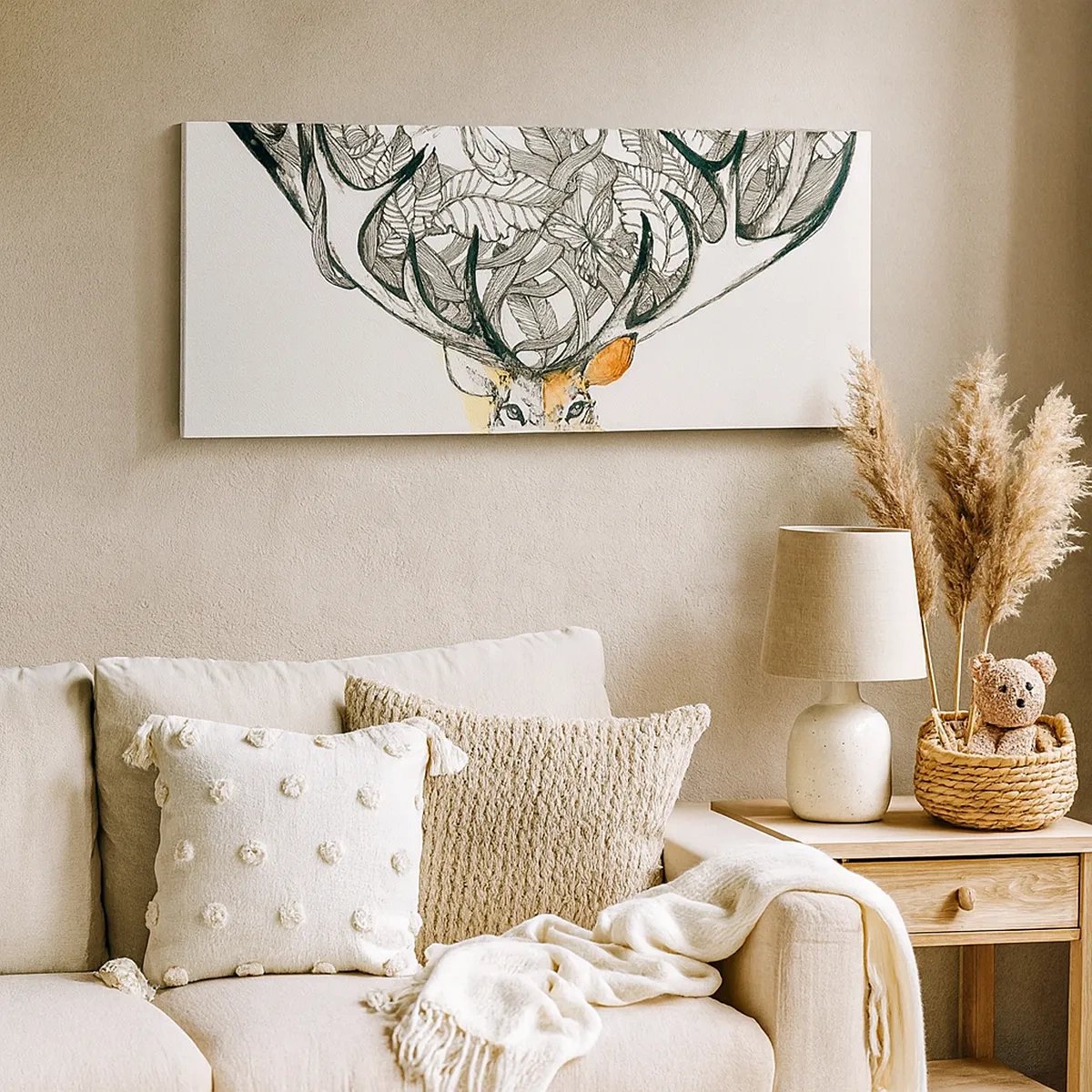 Tablou pe pânză - Coarne de abundență - 30x30 cm