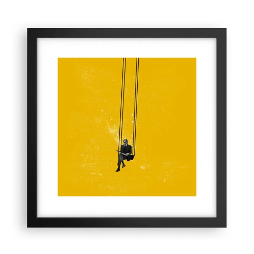 Poster în ramă neagră - O zi ca oricare alta - 30x30 cm