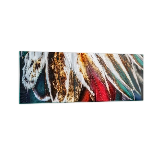 Tablou pe sticlă - Secretele zborului - 140x50 cm