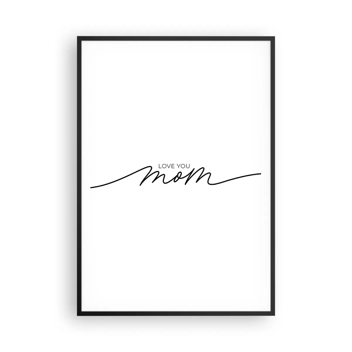 Poster în ramă neagră - Mare emoție - 70x100 cm