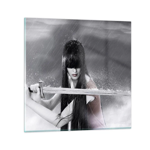 Tablou pe sticlă - Frumoasă și periculoasă - 60x60 cm