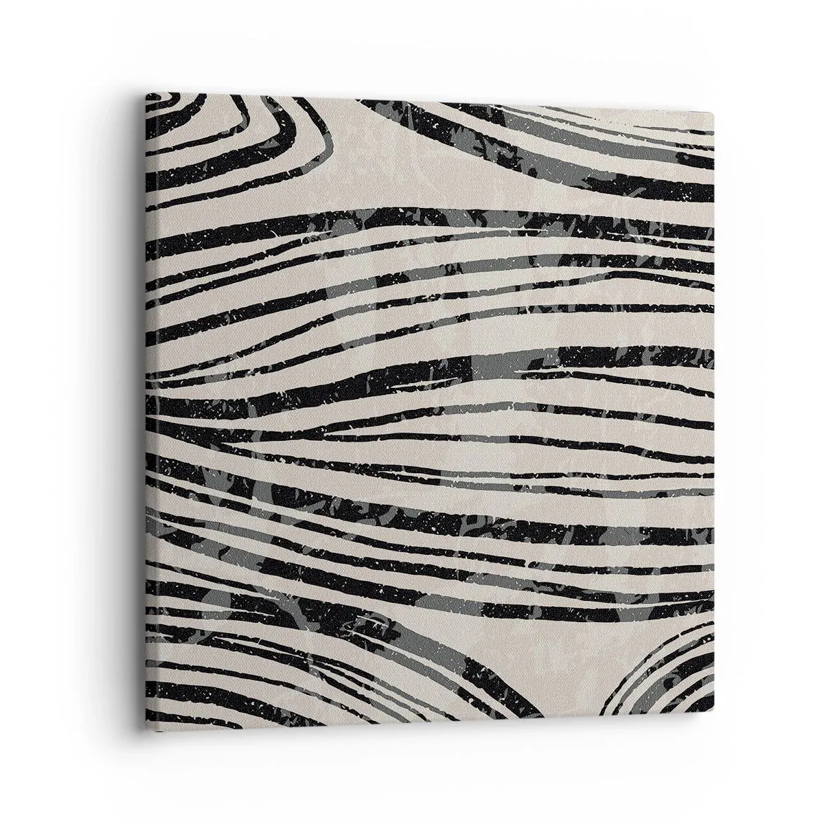 Tablou pe pânză - Deversare de linii - 30x30 cm