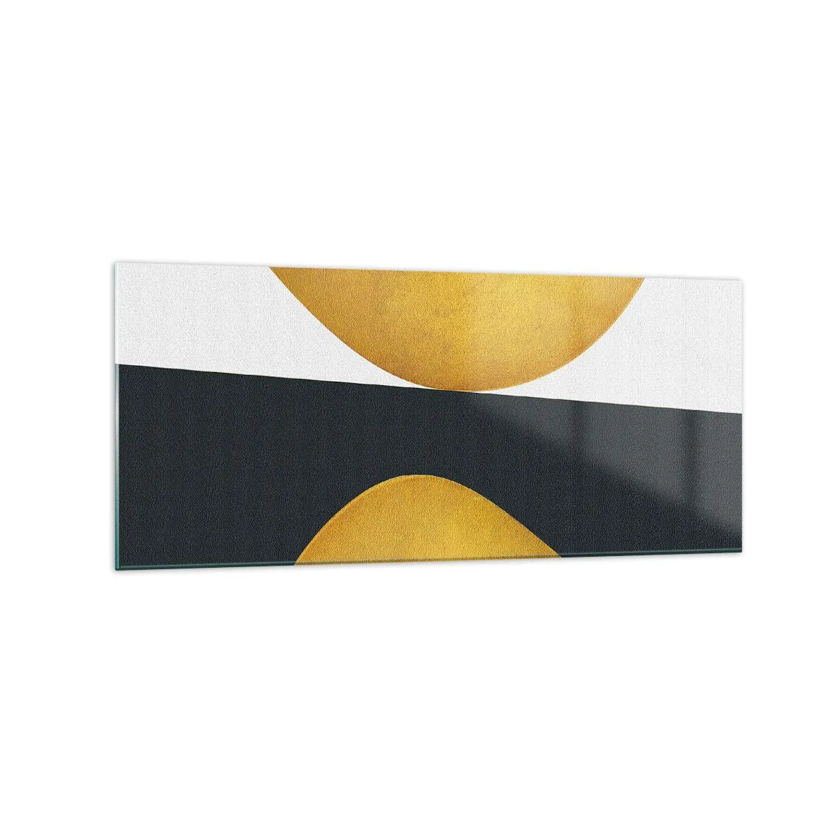 Tablou pe sticlă - În primul rând: aurul - 120x50 cm
