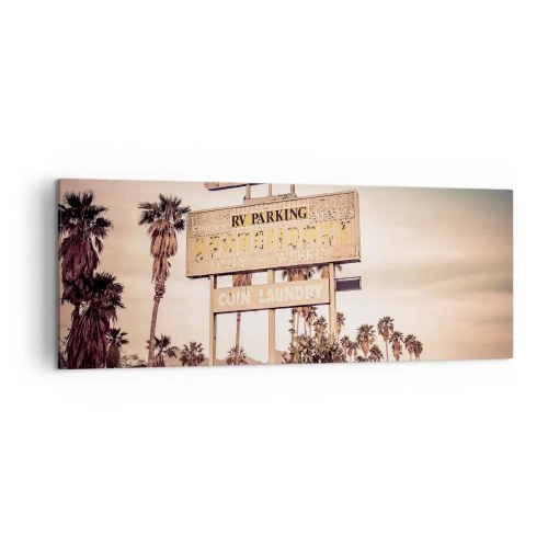 Tablou pe pânză - Timpul s-a oprit aici - 140x50 cm