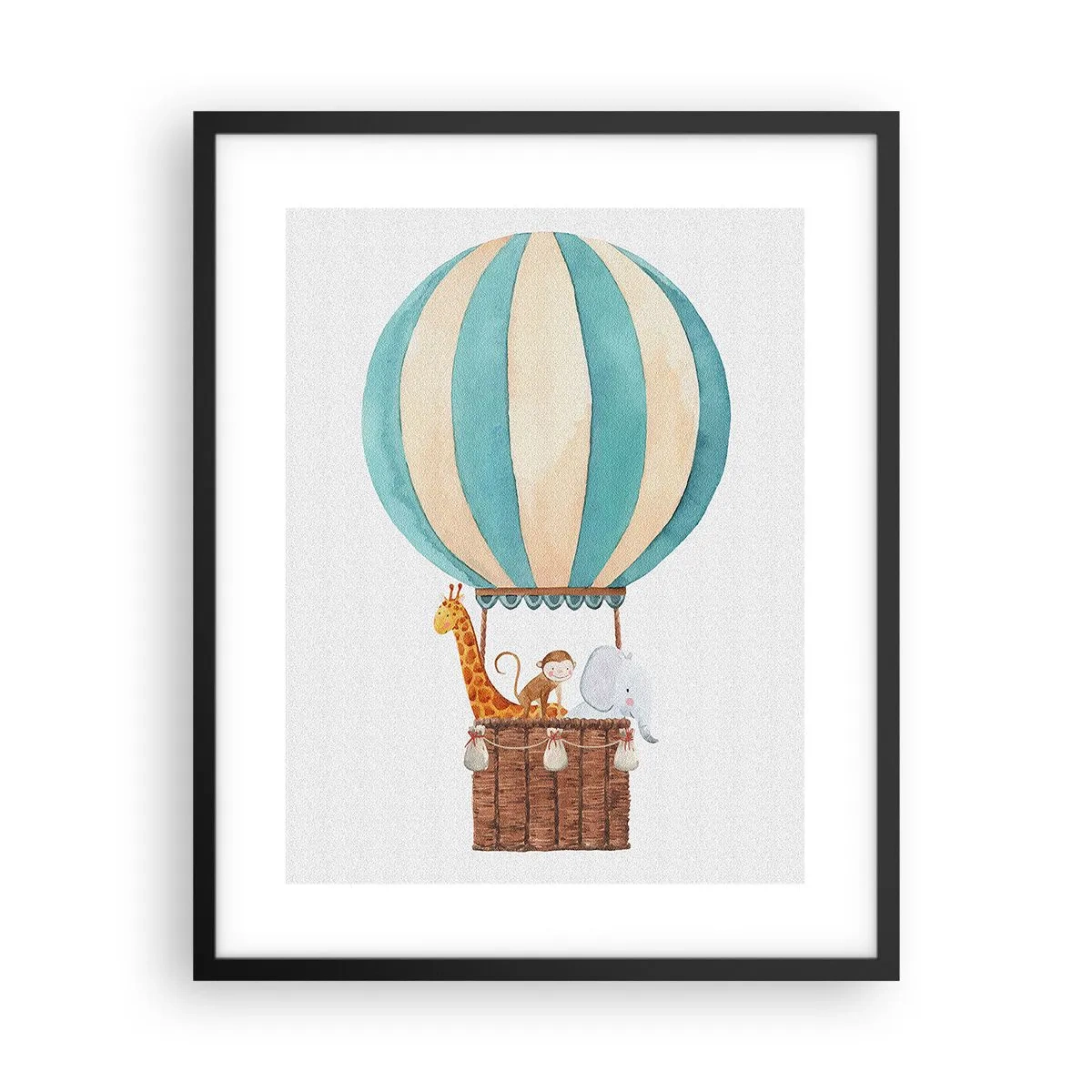 Poster în ramă neagră - O călătorie fantastică - 40x50 cm