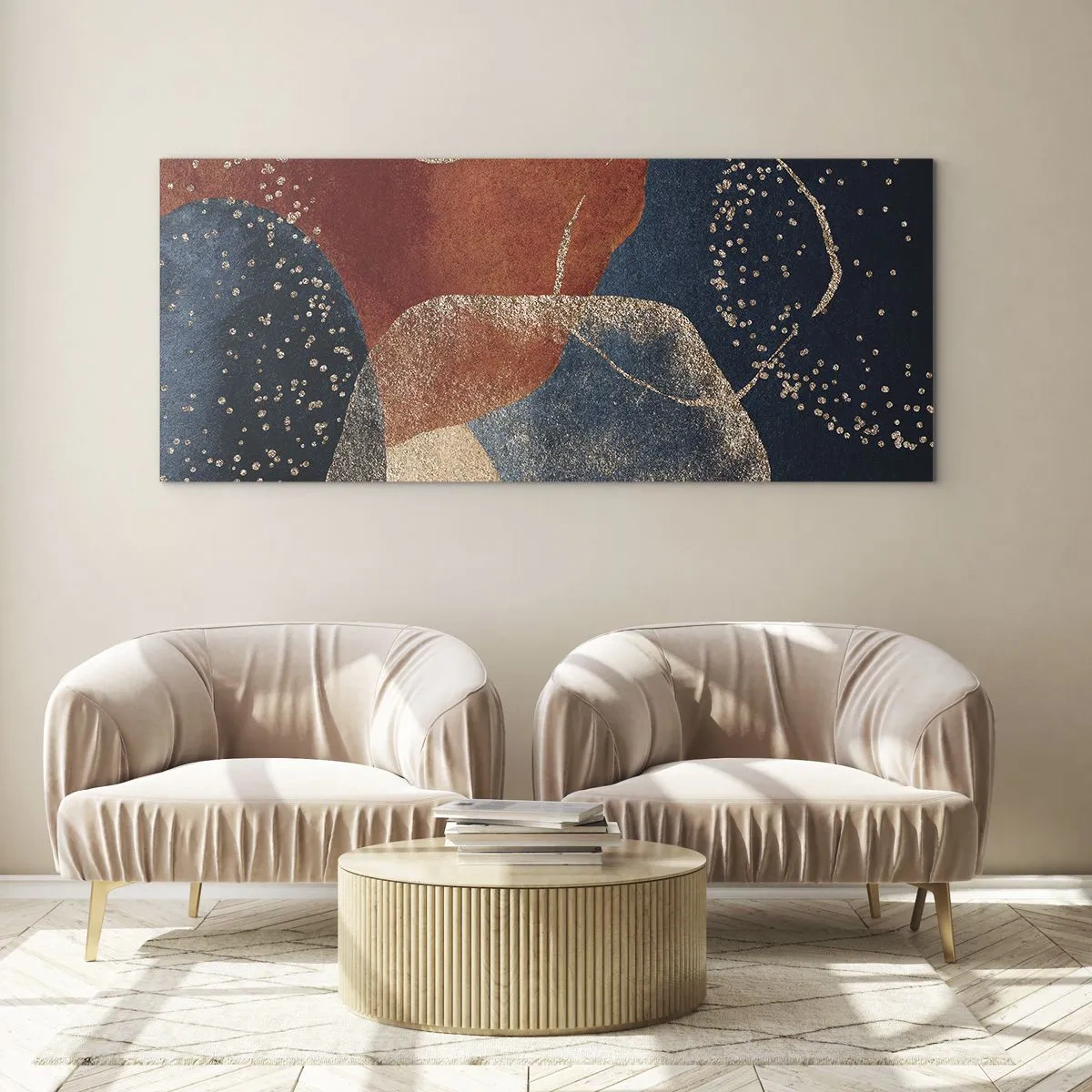 Tablou pe sticlă - Ușurința de a fi - 120x50 cm
