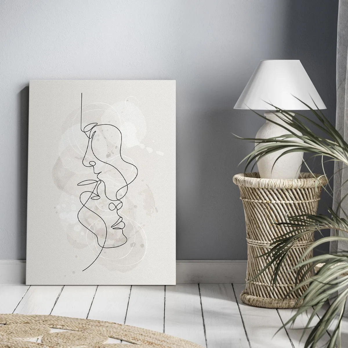 Tablou pe pânză - Încurcați într-o îmbrățișare - 50x70 cm