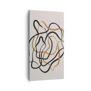 Tablou pe pânză - Totul s-a încurcat - 55x100 cm