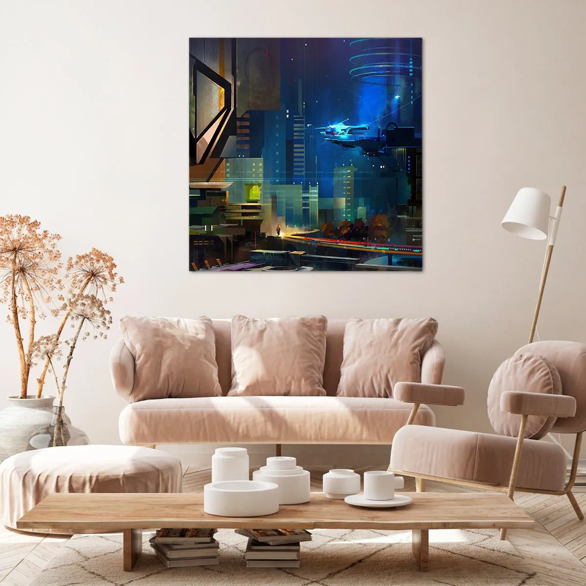 Tablou pe pânză - În viitorul apropiat - 70x70 cm