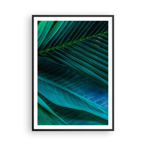 Poster în ramă neagră - Anatomia verdelui - 70x100 cm