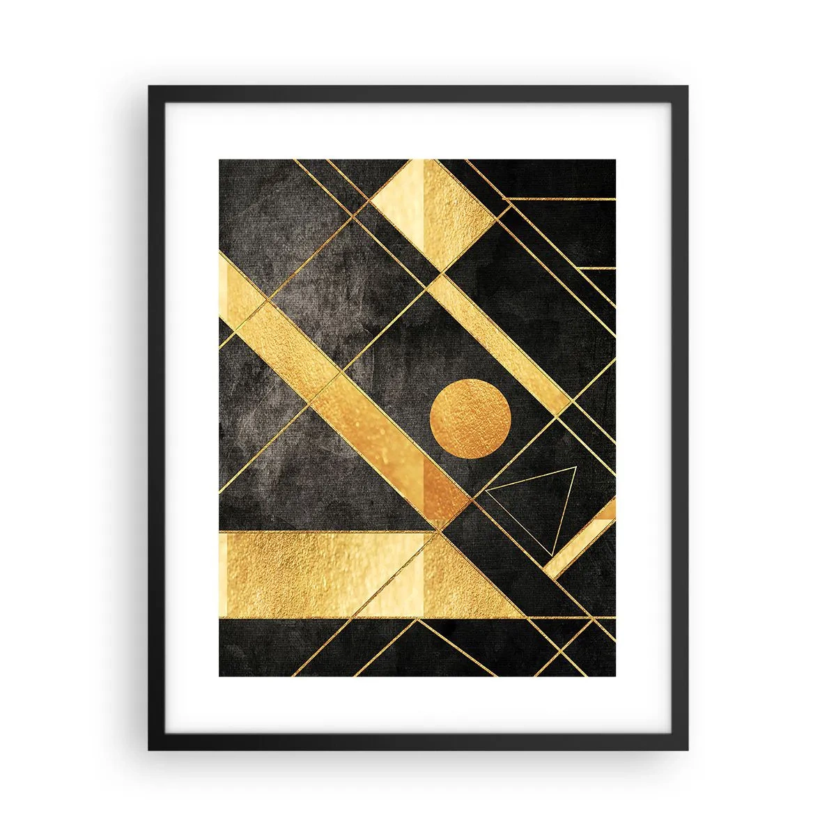 Poster în ramă neagră - Soarele deșertului - 40x50 cm
