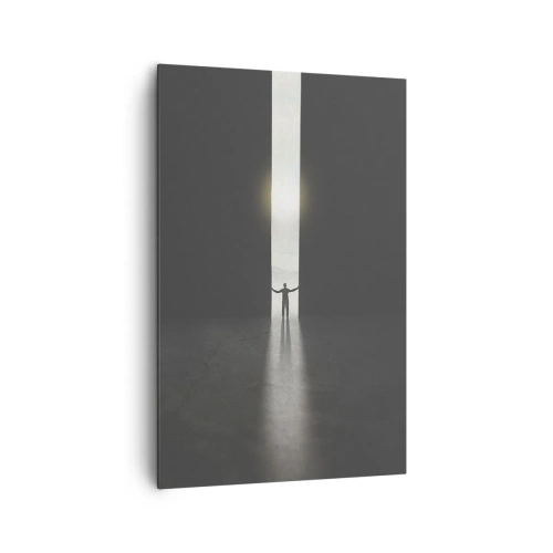 Tablou pe pânză - Un pas spre un viitor luminos - 80x120 cm