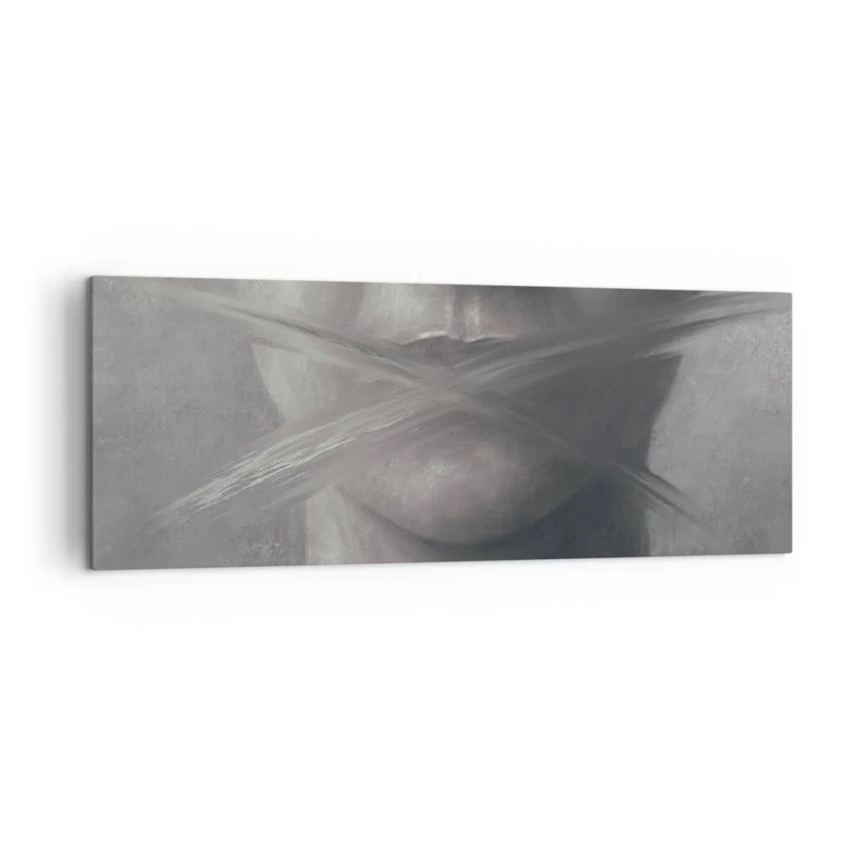 Tablou pe pânză - Nici un cuvânt - 140x50 cm