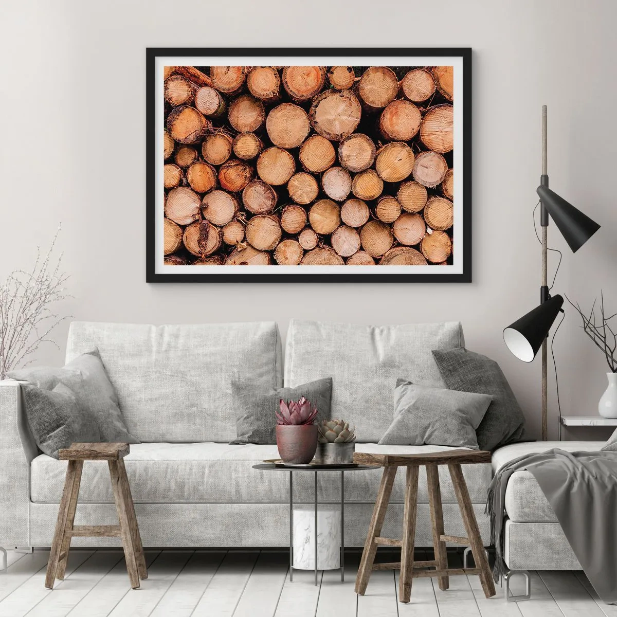 Poster în ramă neagră - Un nou început - 40x30 cm