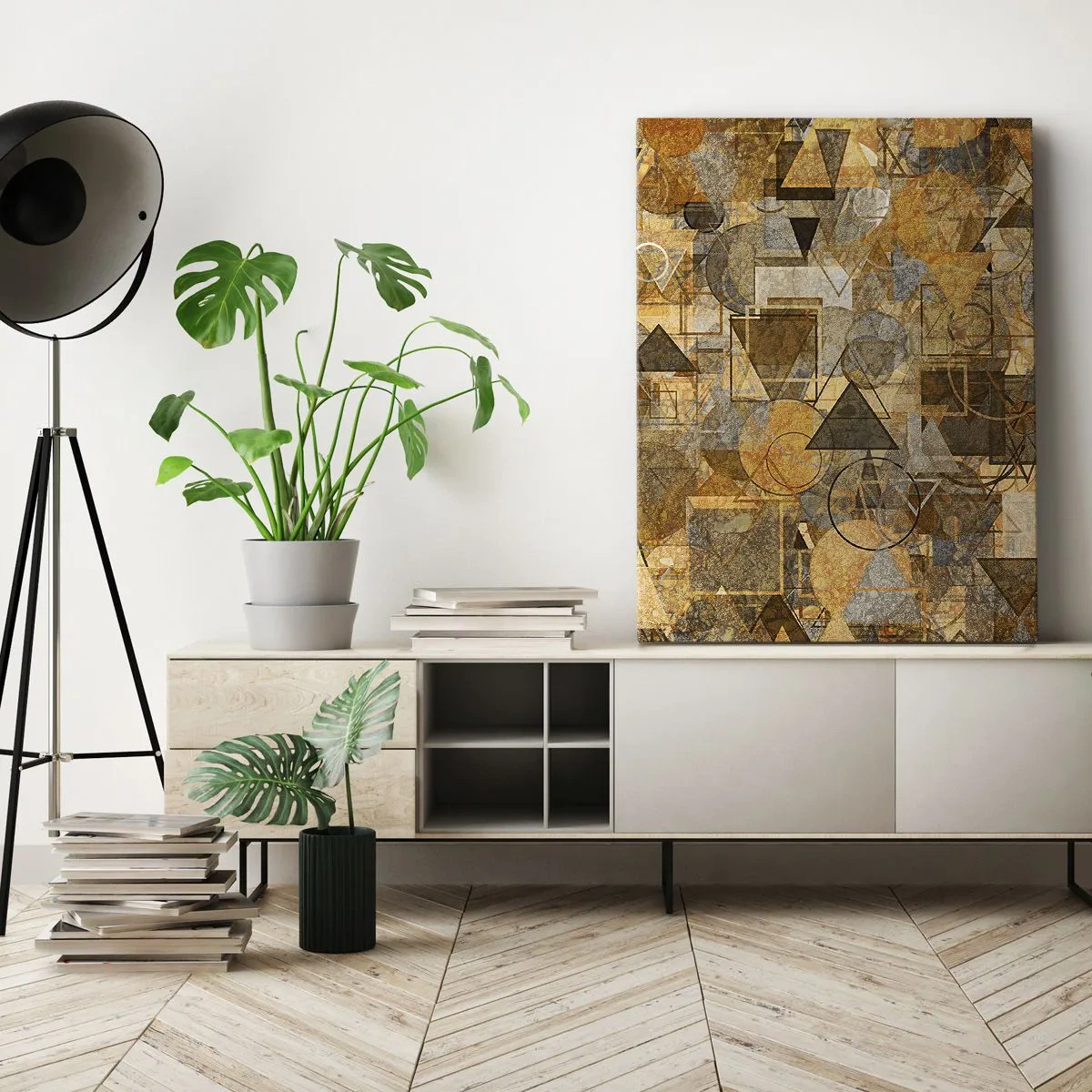 Tablou pe pânză - Lumea băgată în formă - 50x70 cm