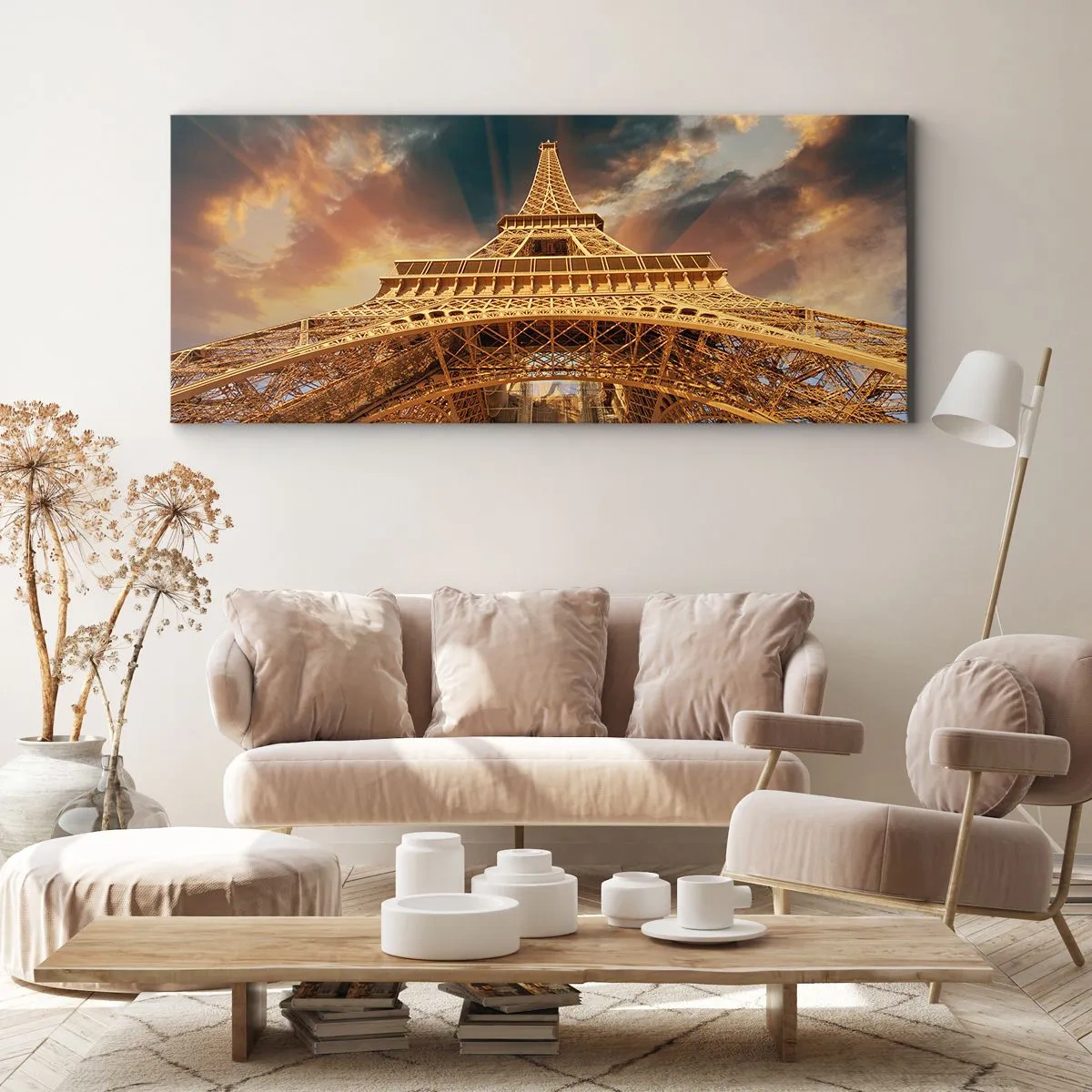 Tablou pe pânză - Cum a ajuns omenirea la cer - 120x50 cm