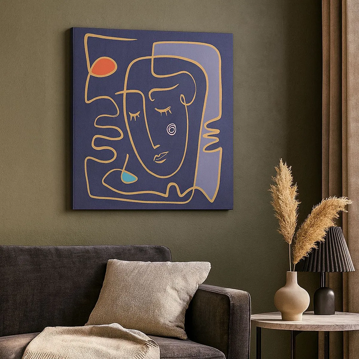 Tablou pe pânză - În reverie - 30x30 cm