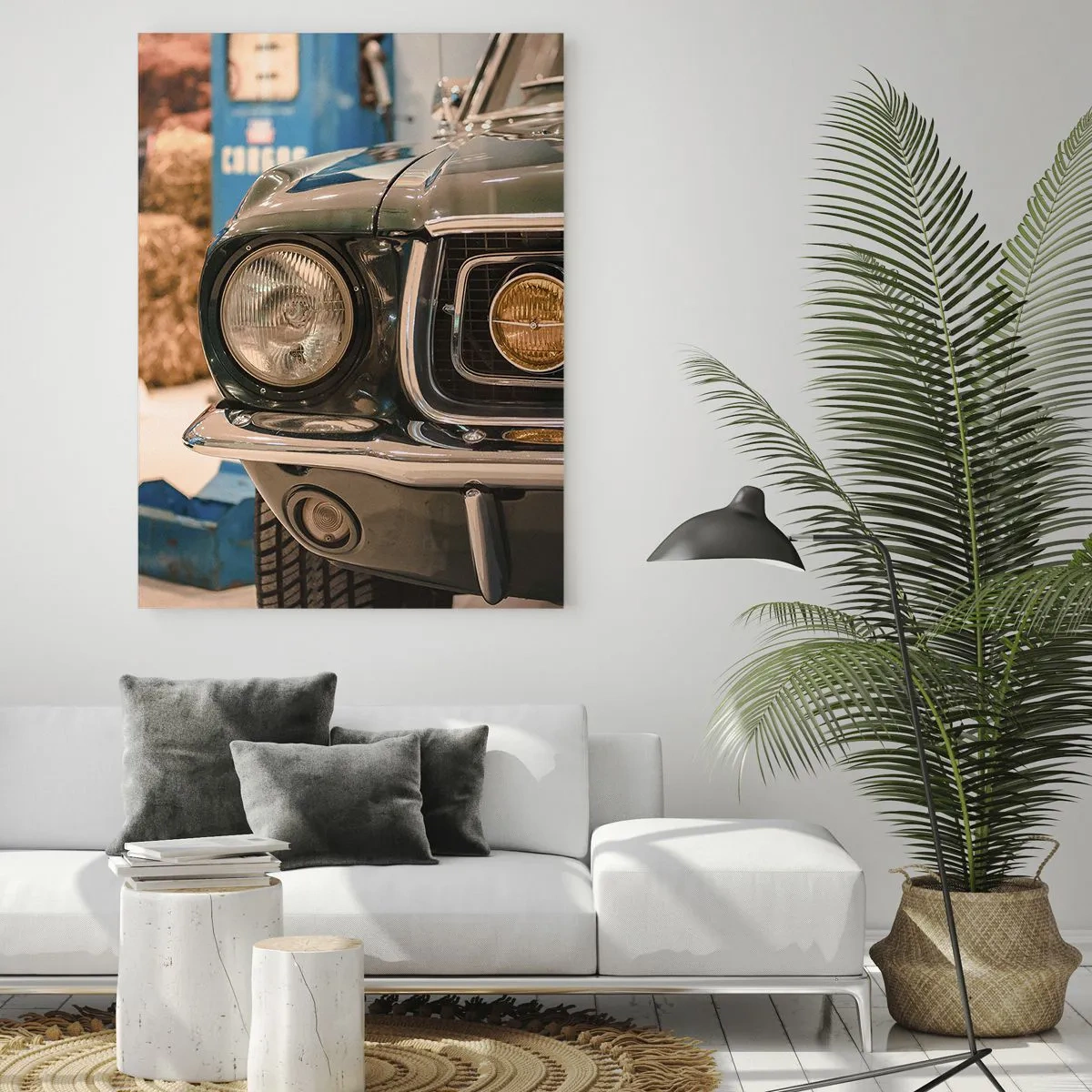 Tablou pe sticlă - Întâlnire cu o legendă - 50x70 cm