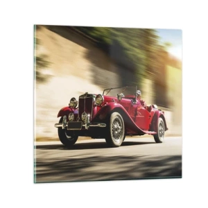 Tablou pe sticlă - Mai frumoasă decât Nike din Samothrace - 30x30 cm