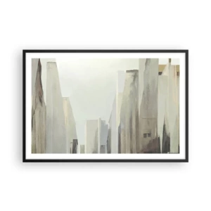 Poster în ramă neagră - Vis urban - 91x61 cm