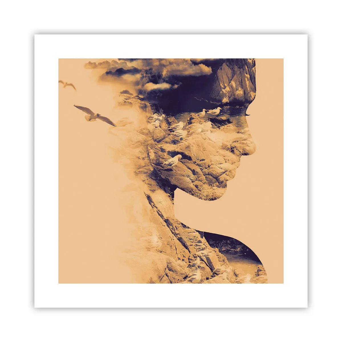 Poster - Frumoasă prin natura - 40x40 cm