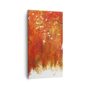 Tablou pe pânză - Va zbura cu ei? - 45x80 cm