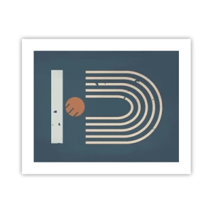 Poster - Geometrie în funcție de rodie - 50x40 cm