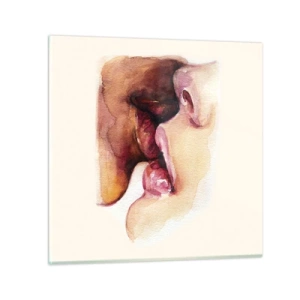 Tablou pe sticlă - Ca ziua și noaptea, ca cerul și pământul - 70x70 cm