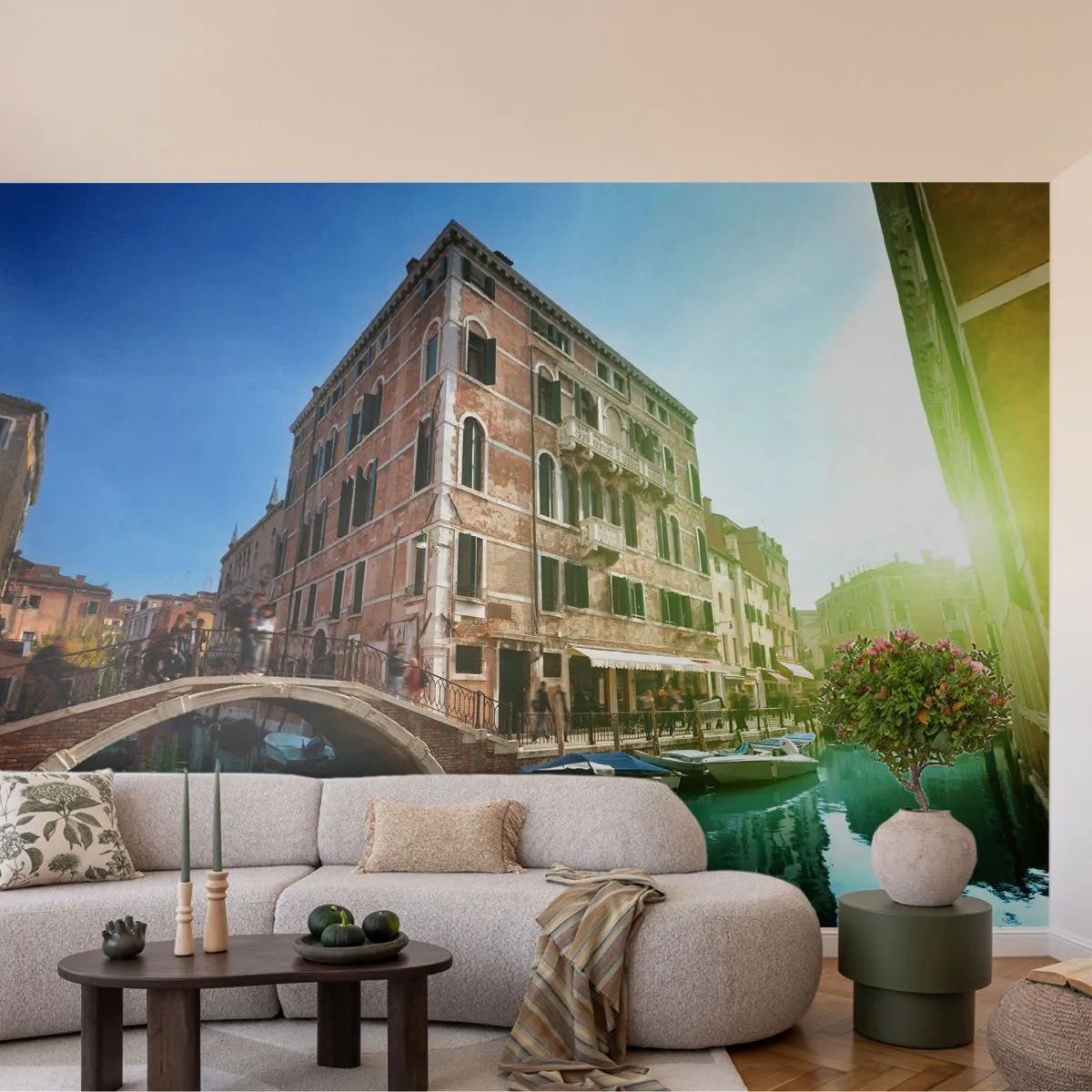 Tapet Standard Eco - Veneția - Amore Mio - Oraș, Veneția, Gondole - 200x140 cm