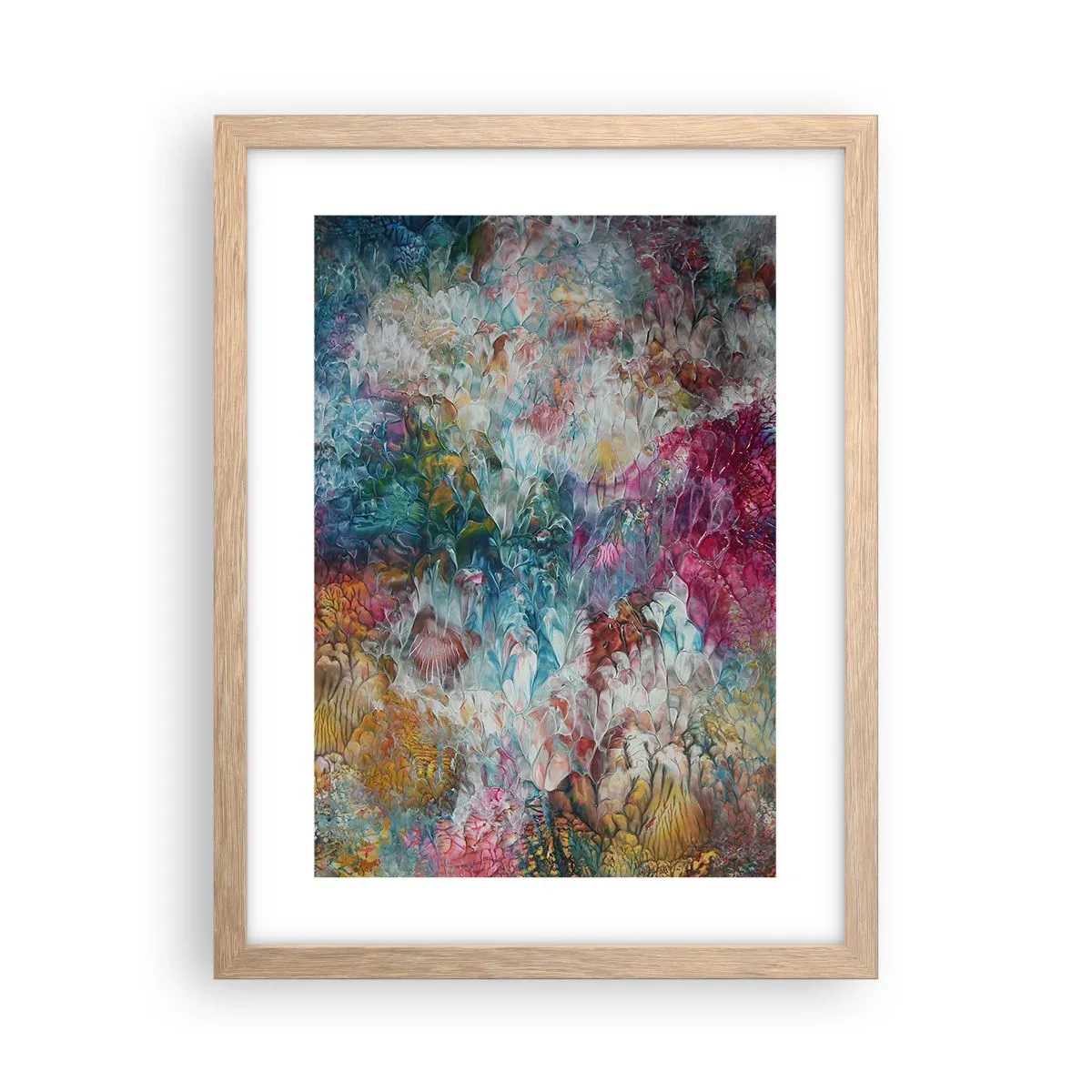 Poster în ramă de stejar deschis - În plină înflorire - 30x40 cm