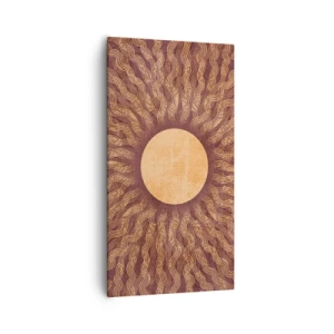 Tablou pe pânză - Icoana soarelui - 55x100 cm