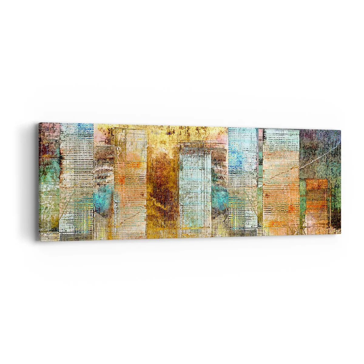 Tablou pe pânză - Metropola însorită - 90x30 cm