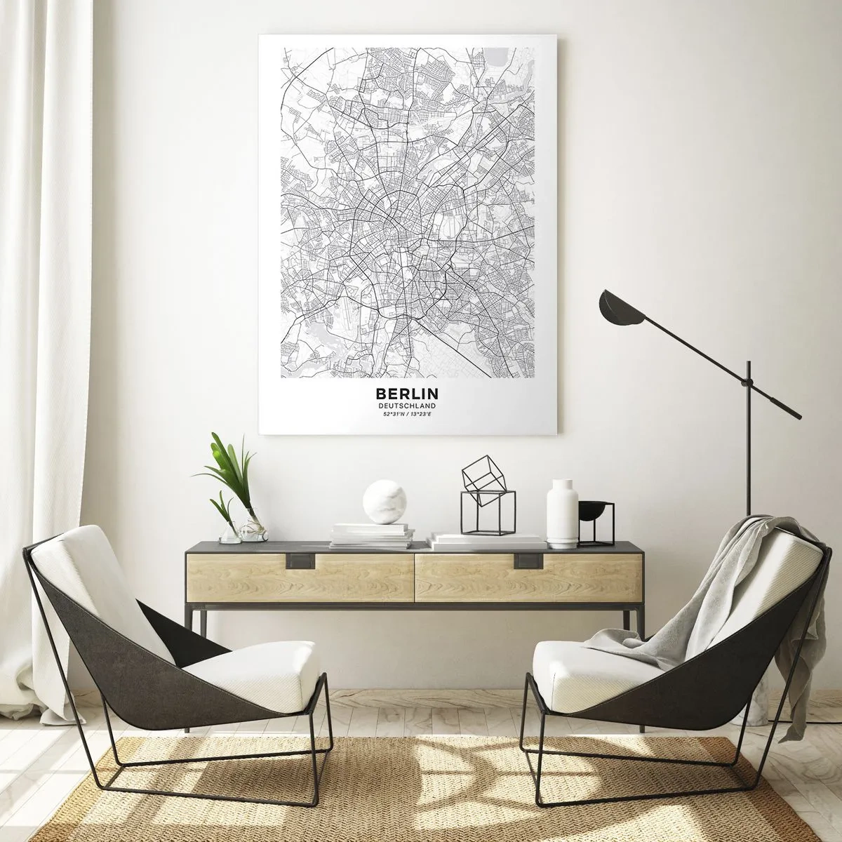 Tablou pe sticlă - Floare de Berlin - 50x70 cm