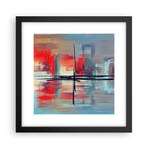 Poster în ramă neagră - Peisaj dintr-o dimensiune necunoscută - 30x30 cm