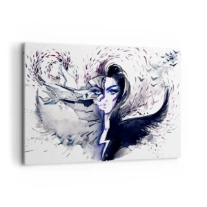 Tablou pe pânză - Demonică și frumoasă - 120x80 cm