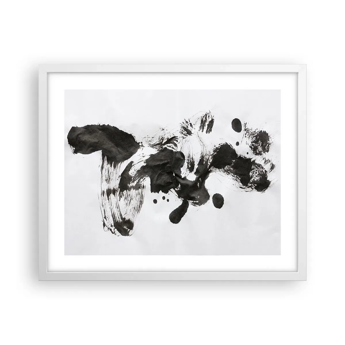 Poster în ramă albă - Metodă în nebunie? - 50x40 cm