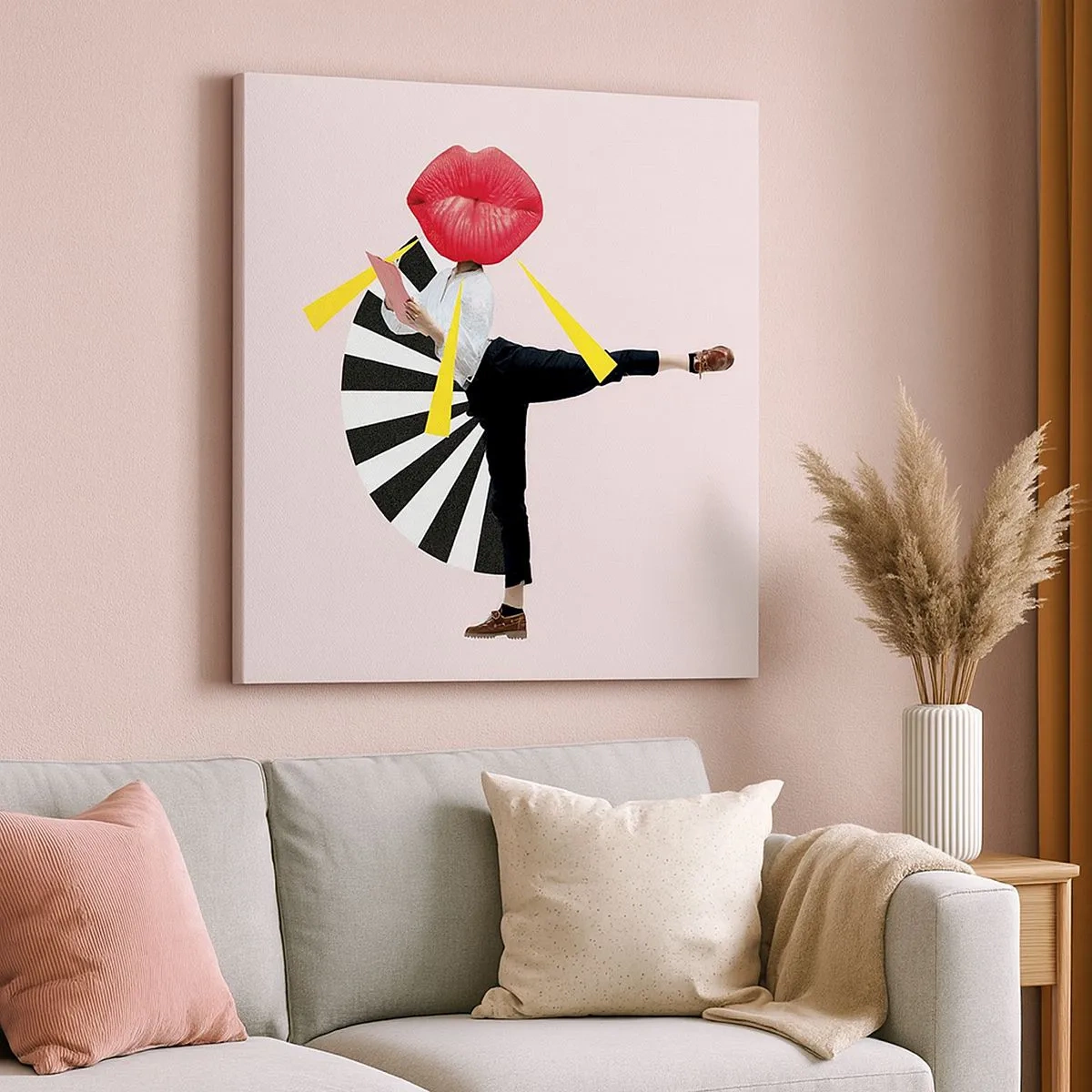 Tablou pe pânză - Artă pop suprarealistă - 30x30 cm