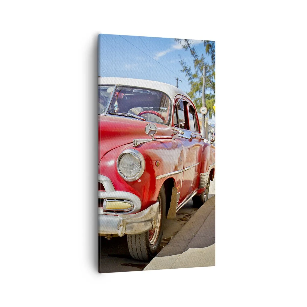 Tablou pe pânză - Doar în Cuba - 55x100 cm