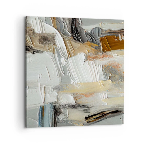 Tablou pe pânză - Stratificare colorată - 60x60 cm