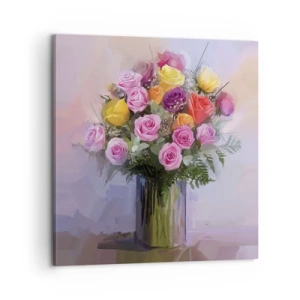 Tablou pe pânză - Frumusețe reținută - 60x60 cm